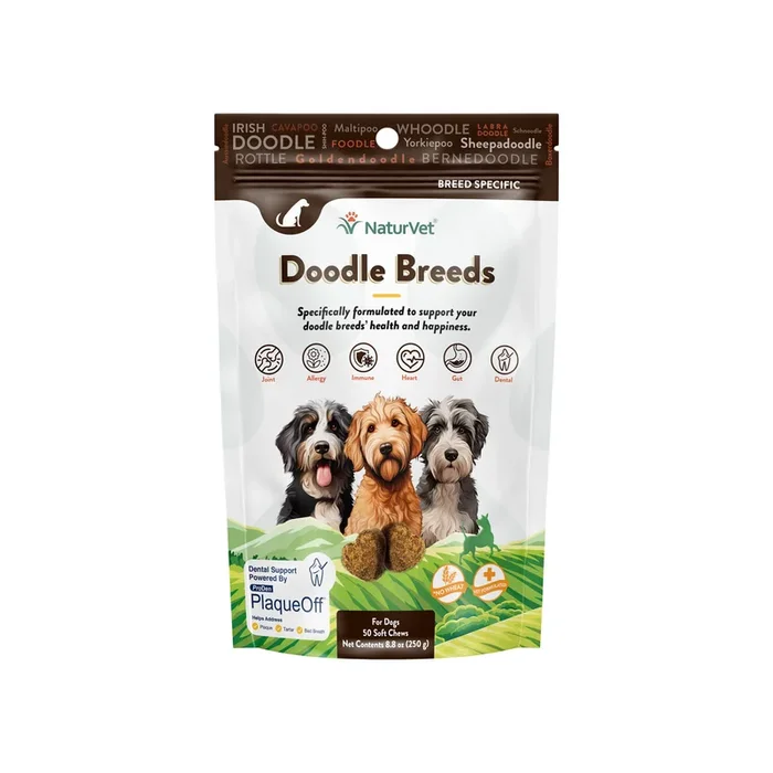 NaturVet Breed Specific Doodle Breed Dog Soft Chews