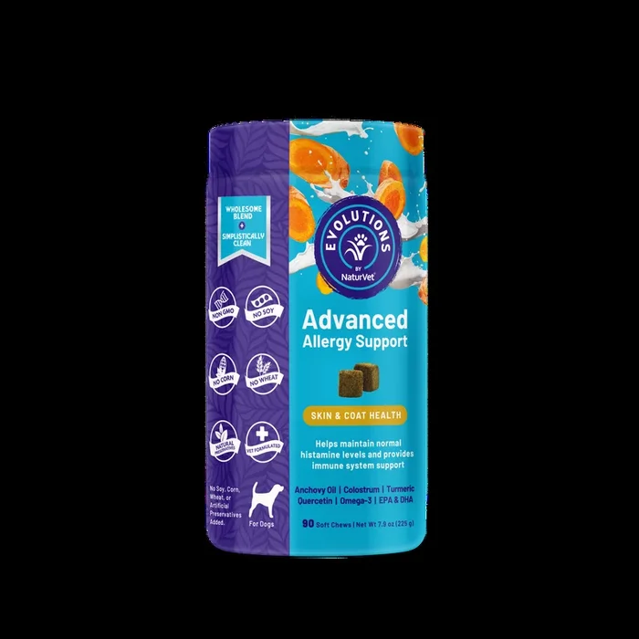 NaturVet Evolutions Advanced Allergy Support Soft Chews for Dogs