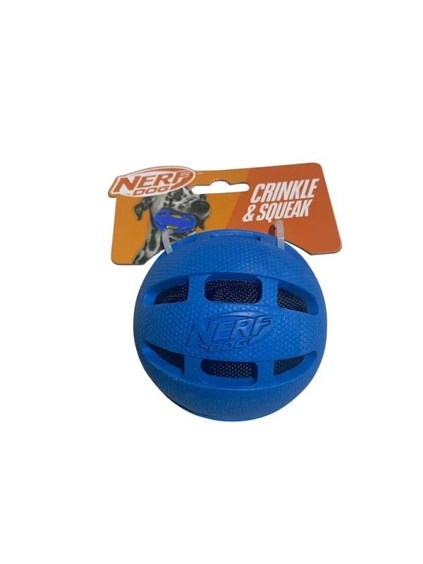 nerf dog ball crinkle and squeak