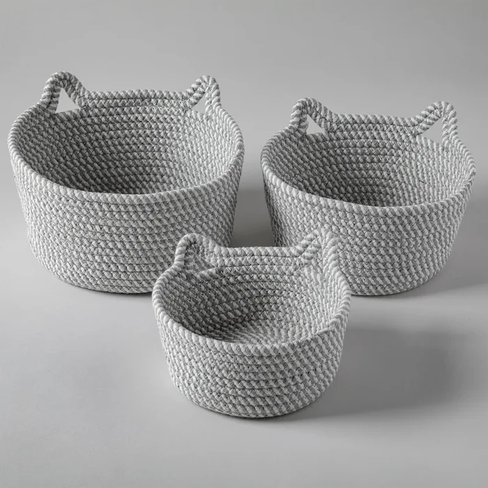 Nesting Cat Storage Baskets – Set of 3