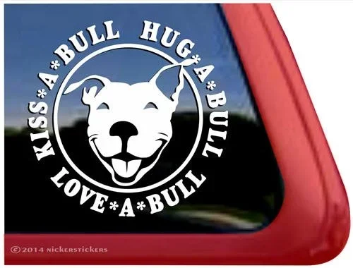 Nicker Sticker Kiss-A-Bull, Hug-A-Bull, Love-A-Bull