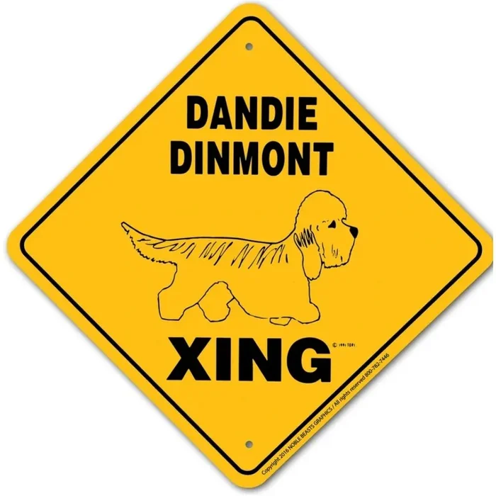 Noble Beasts – Dandi Dinmont X-ing Sign