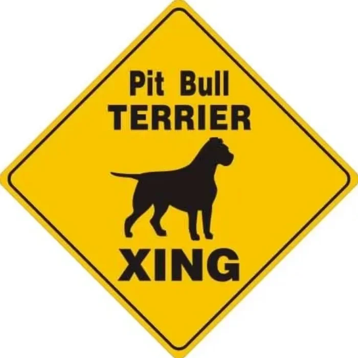 Noble Beasts – Pit Bull Terrier X-ing Sign