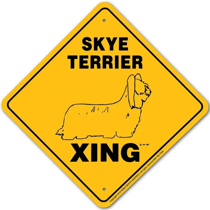 Noble Beasts – Skye Terrier X-ing Sign