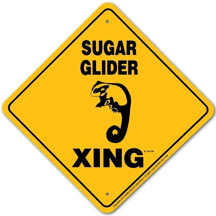 Noble Beasts – Sugar Glider X-ing Sign