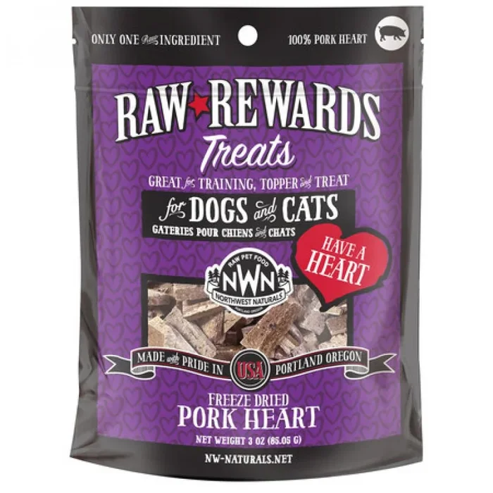 Northwest Naturals Freeze Dried Pork Heart 3oz