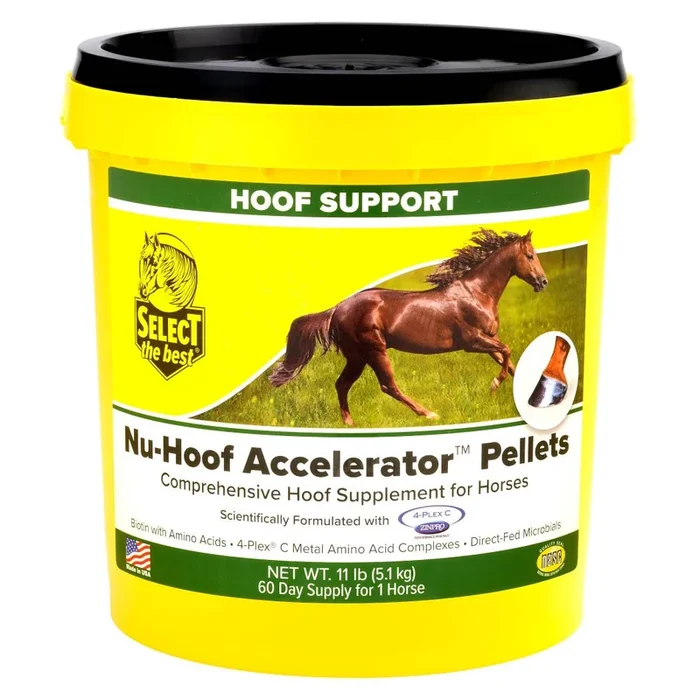 Nu-Hoof Accelerator Pellets – Rapid Hoof Growth & Strength Supplement for Horses