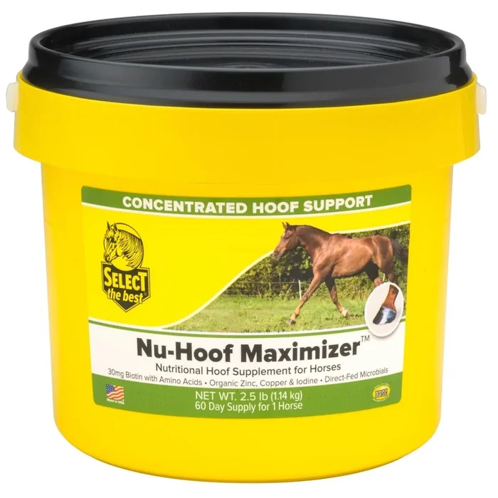 Nu-Hoof Maximizer Concentrated Hoof Supplement for Horses – Biotin & Amino Acid Formula