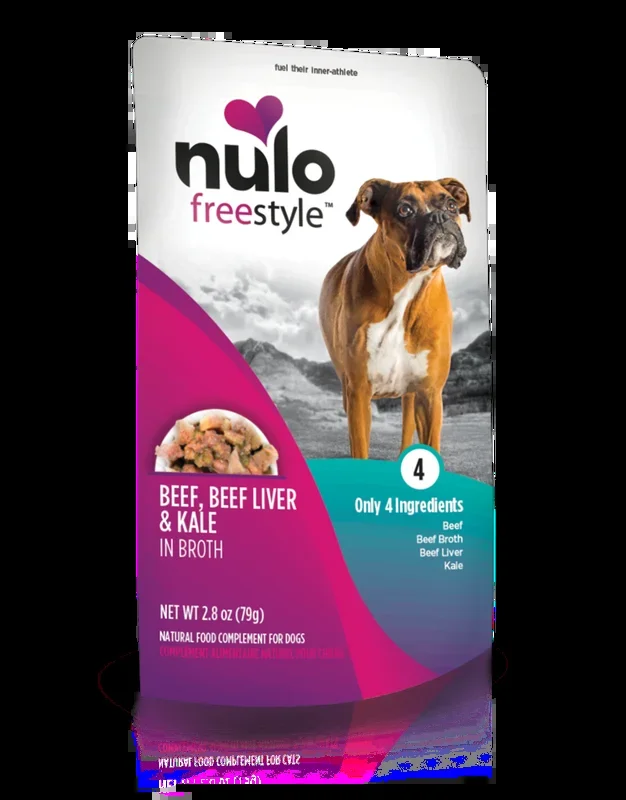 Nulo FreeStyle Beef, Beef Liver & Kale in Broth Recipe for Dogs