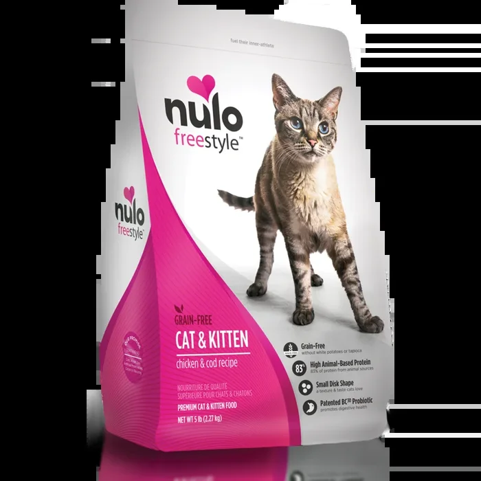 Nulo Freestyle Cat & Kitten Dry Food, Chicken and Cod
