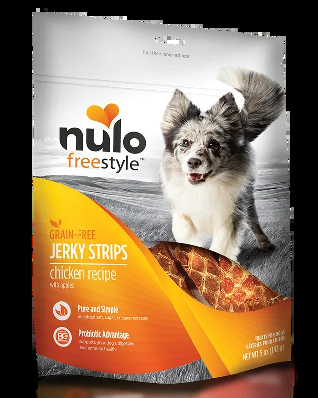 Nulo Freestyle Chicken & Apple Jerky Dog Treats 5oz