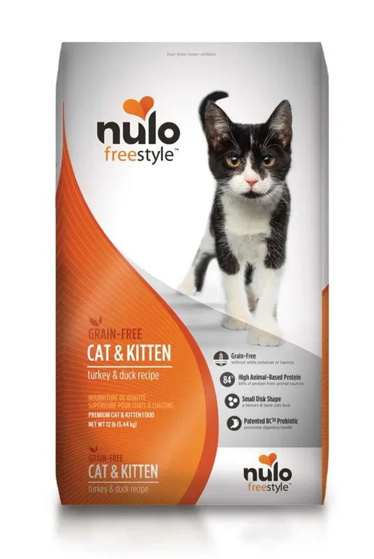 Nulo Freestyle Grain-Free Turkey & Duck Dry Cat and Kitten Food
