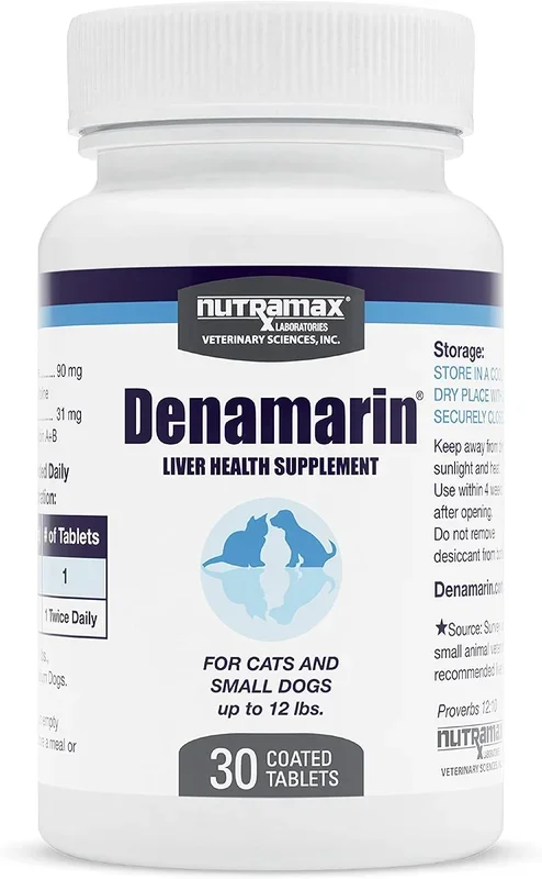 Nutramax Denamarin Liver Health Tablets for Dogs and Cats