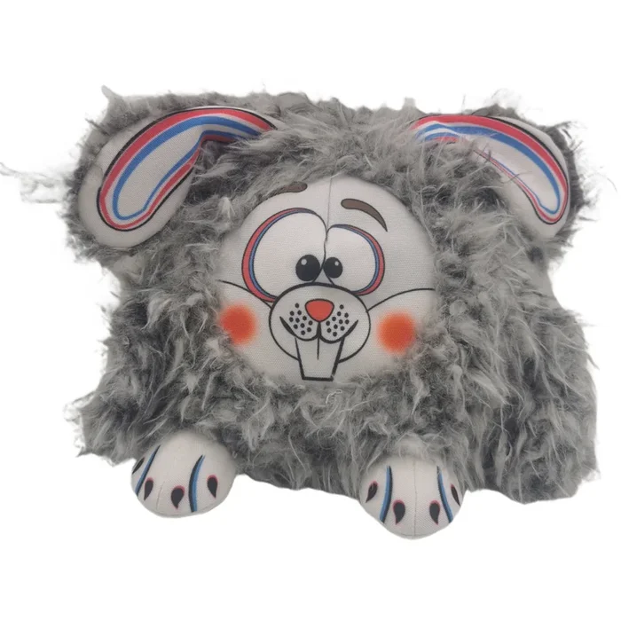 NutraPet The Jumpy Rabbit Toy for Dogs (Multicolour)