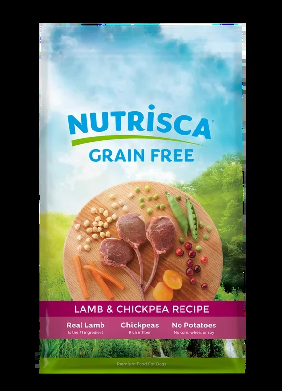 NUTRISCA Grain Free Lamb and Chickpea Recipe Dry Dog Food