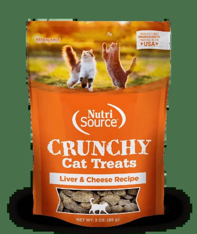 Nutrisource Cat Crunchy Treats Liver/Cheese 3oz