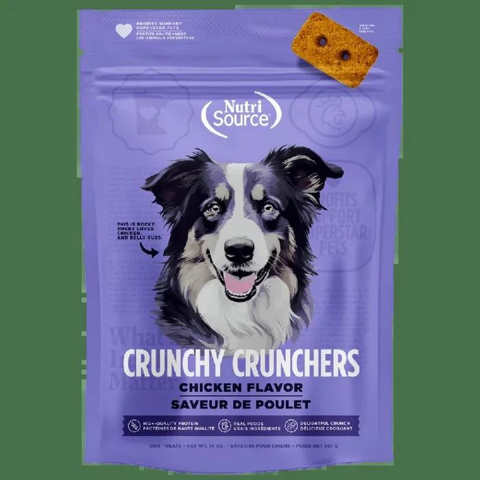NutriSource Crunchy Crunchers Grain Free Chicken Dog Treats