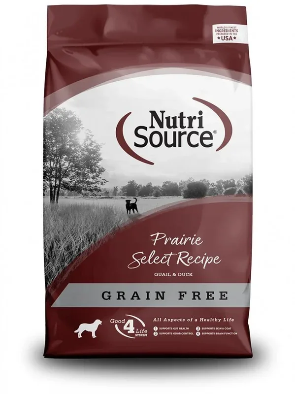 Nutrisource Grain Free Prairie Select Dog 26 lb