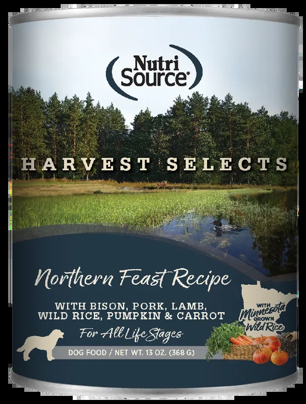 NutriSource Harvest Select Northern Feast Wet Dog Food 13oz