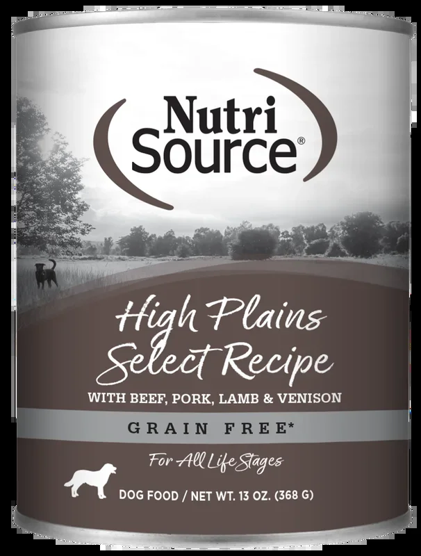 NutriSource High Plains Select Recipe Canned Dog Food