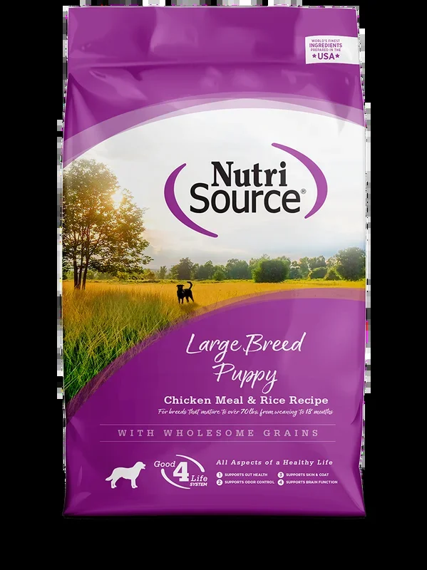 NutriSource Large Breed Puppy Chicken and Rice Dry Dog Food