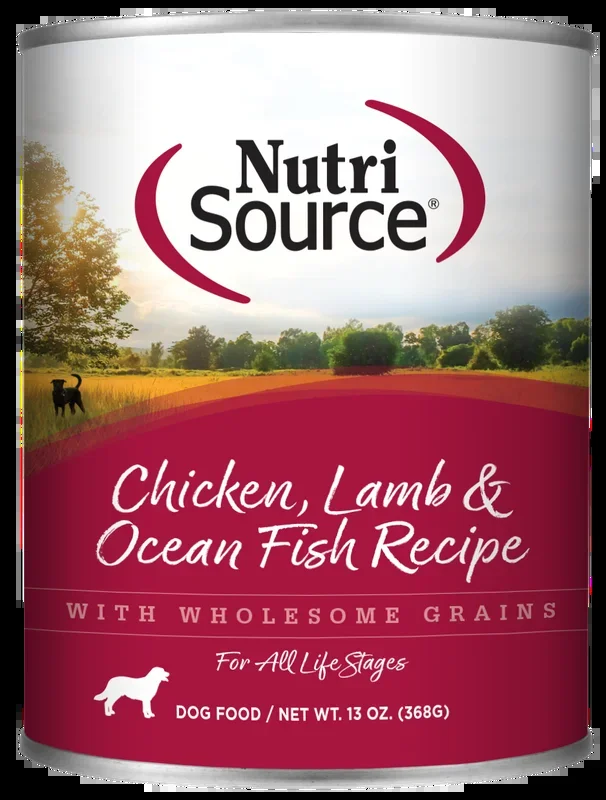 NutriSource® Chicken, Lamb & Ocean Fish Formula Healthy Wet Dog Food