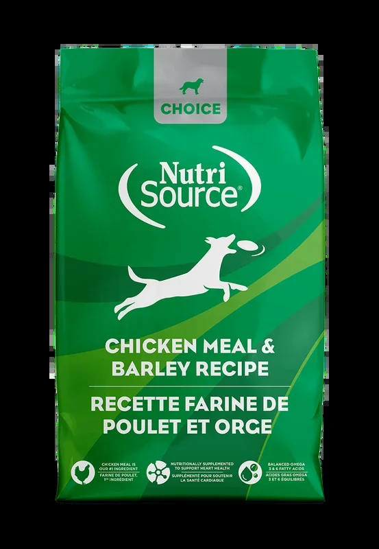 NutriSource® Chicken Meal & Barley Recipe Healthy Affordable Dry Dog Food