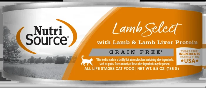 NutriSource® Lamb Select Healthy Grain Free Wet Cat Food