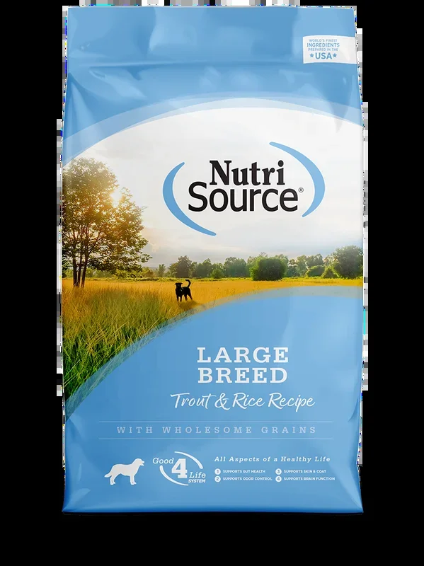 NutriSource® Large Breed Trout & Rice Recipe Dog Food