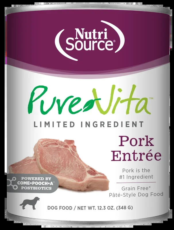 NutriSource® Pork Entrée Limited Ingredient Wet Dog Food