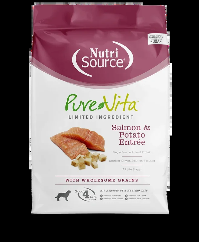NutriSource® PureVita™ Limited Ingredient Salmon & Potato Entrée Dog Food