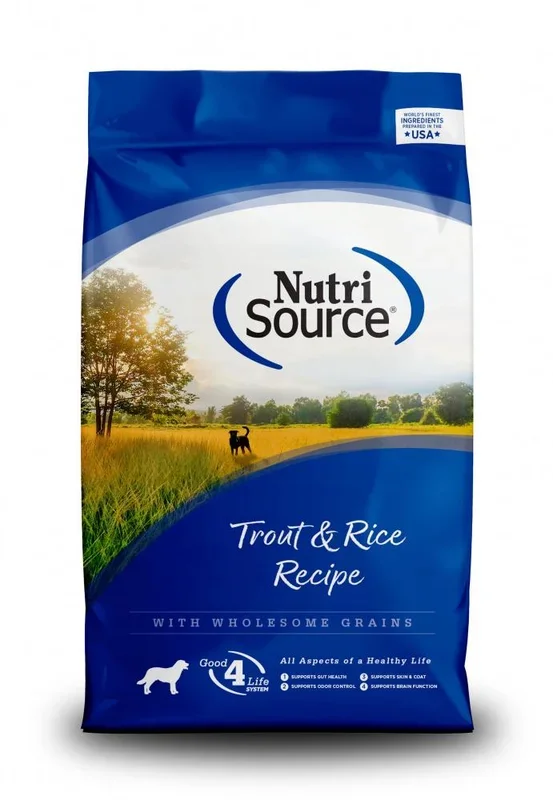 NutriSource® Trout & Rice Recipe Healthy Dry Dog Food