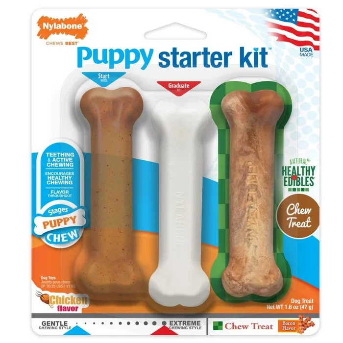 Nylabone – Puppy Starter Bone Kit