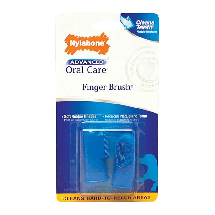 Nylabone Advanced Oral Care Finger Brush (2 pack)