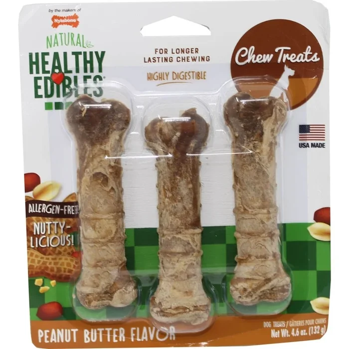 Nylabone Healthy Edibles Natural Chew (Bacon 8 Pack)