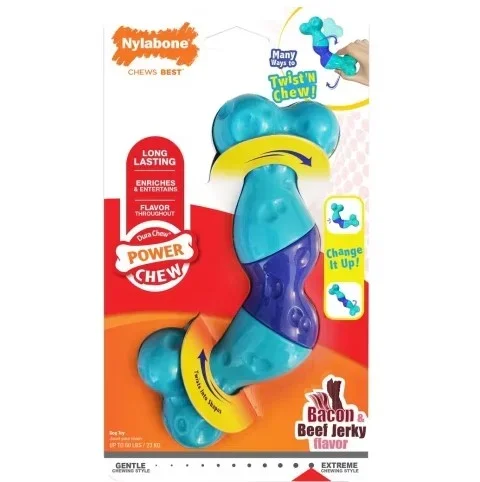Nylabone Power Chew Twist ‘N Chew Dog Toy