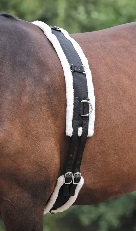 Nylon Lunging Surcingle W/ Fleece Padding
