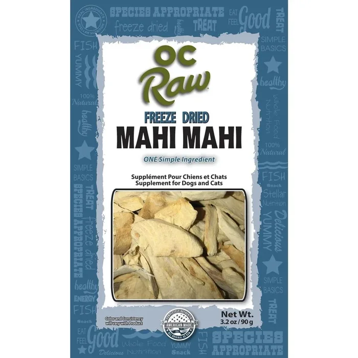 OC Raw Dog Freeze Dried Mahi Mahi 3.2oz