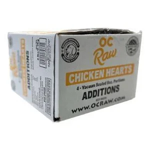 OC Raw Dog Frozen Chicken Hearts 2lb