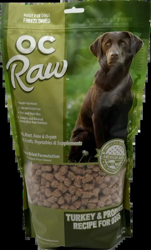 Oc Raw Dog Turkey & Produce Freeze Dried Meaty Rox