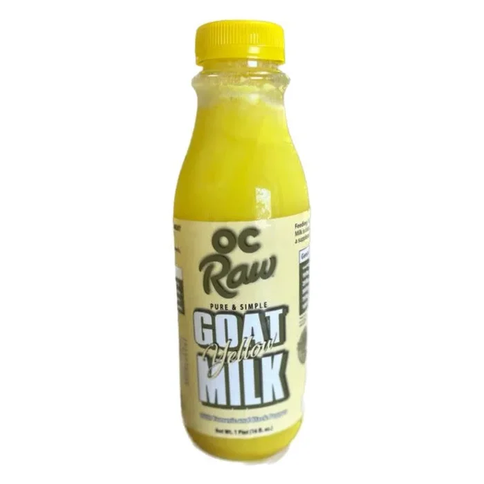 OC RAW for Dogs & Cats Pure And Simple Yellow Goat Milk Pint
