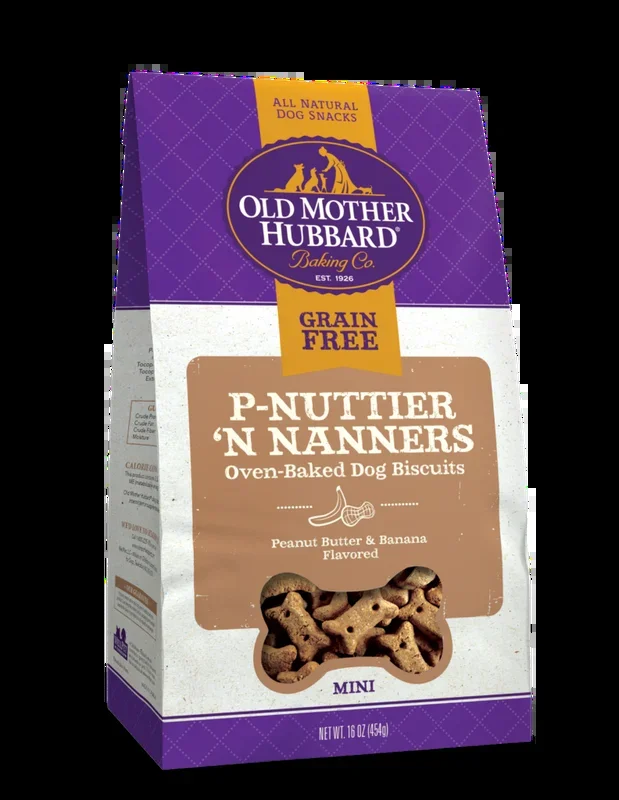 Old Mother Hubbard P-Nuttier ‘N Nanners Mini Biscuits Dog Treats