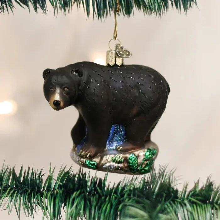 Old World Christmas – Black Bear Ornament
