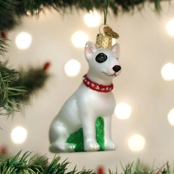 Old World Christmas – Bull Terrier Ornament