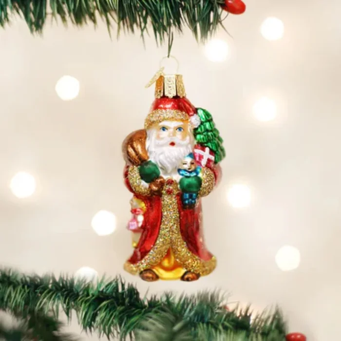 Old World Christmas – Father Christmas with Gifts Ornament