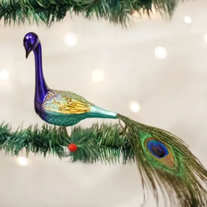 Old World Christmas – Magnificent Peacock Clip-on Ornament
