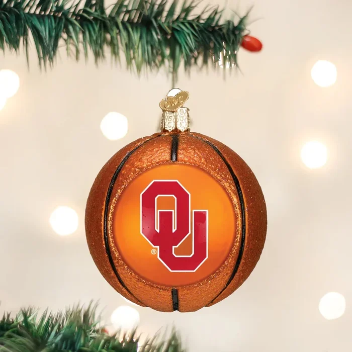 Old World Christmas – OU Basketball Ornament