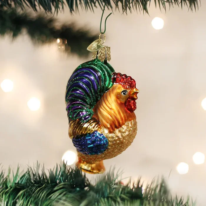 Old World Christmas – Rooster Ornament