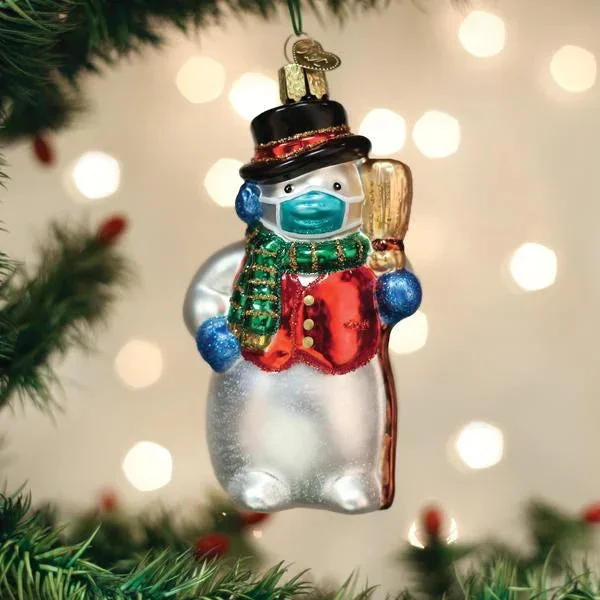 Old World Christmas – Snowman with Mask Ornament