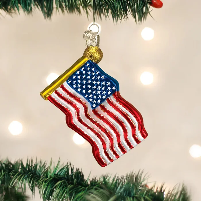Old World Christmas – Star-spangled Banner Ornament